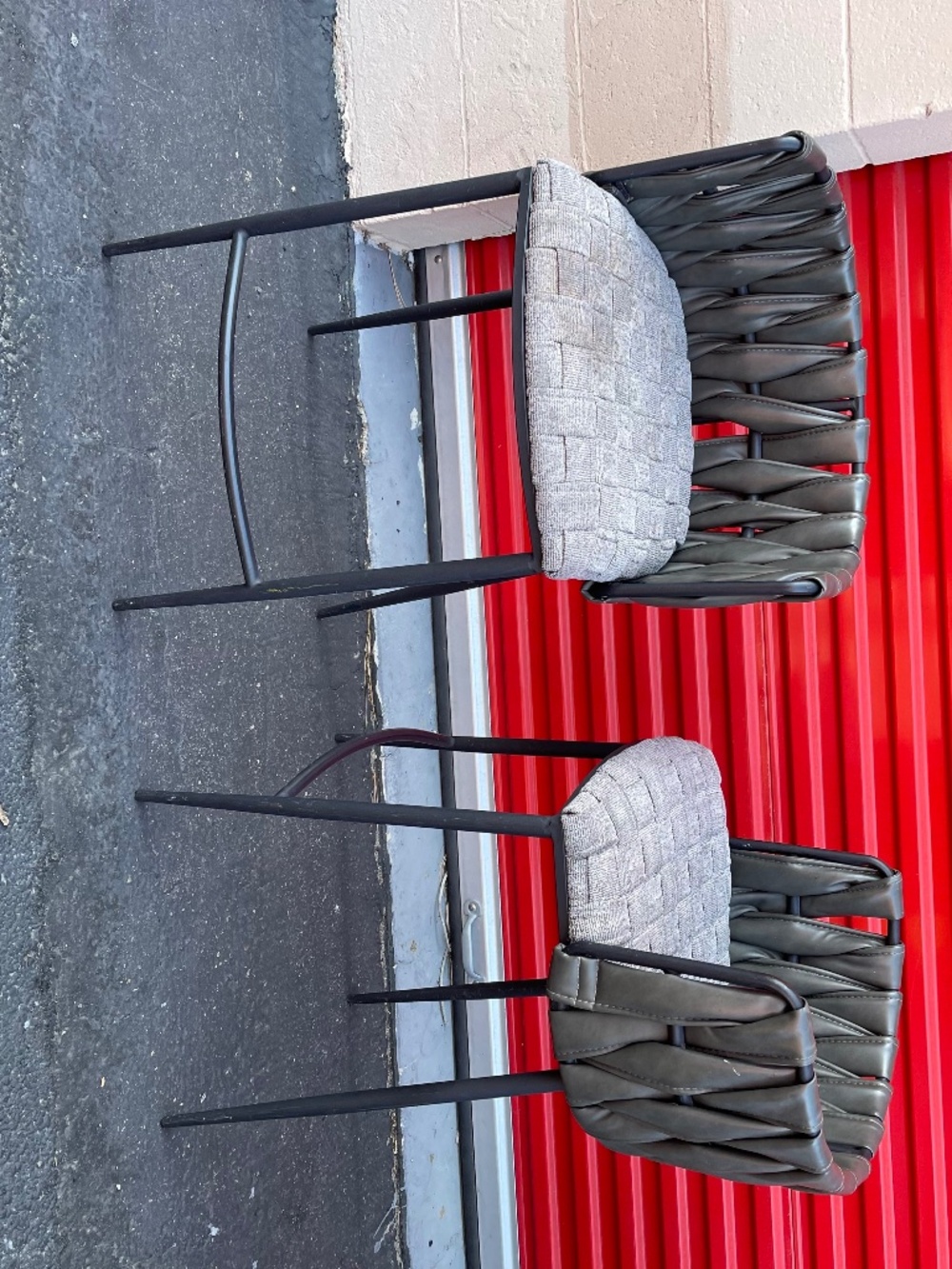 2 Milano Counter Chair in Gray - Picture 2 of 7